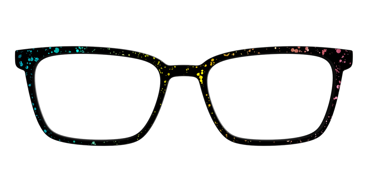 The Rainbow Foil Splatter