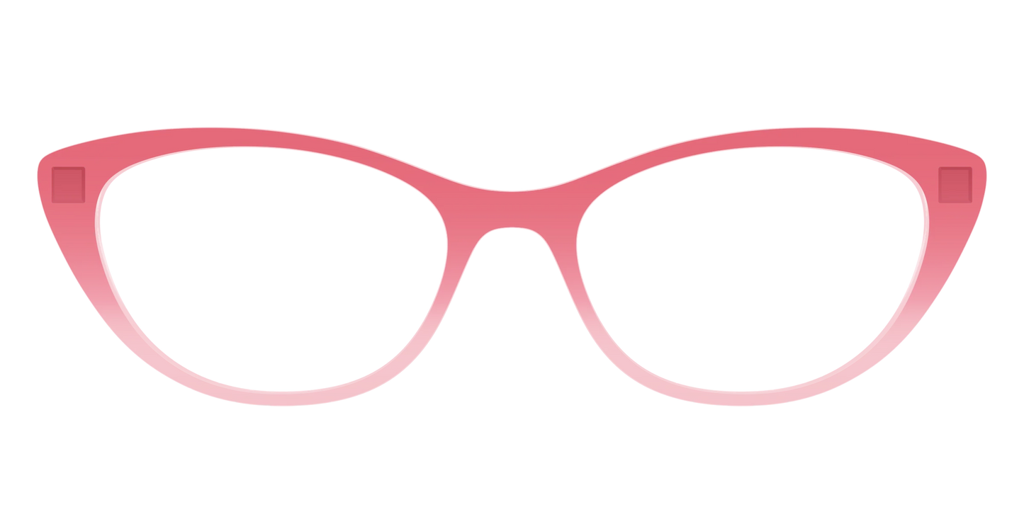 The Red to Coral Gradient Crystal