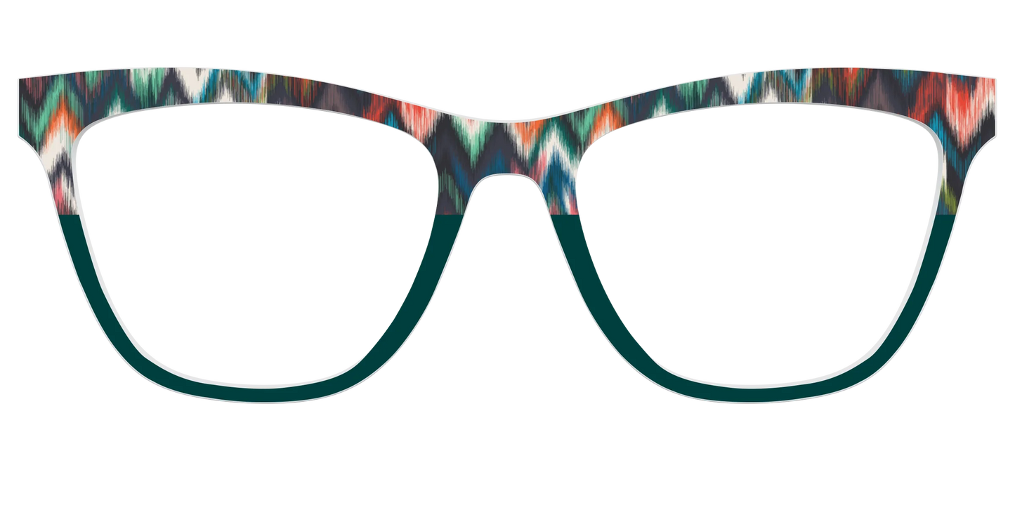 The Teal Ikat Split