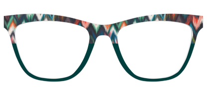 The Teal Ikat Split