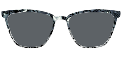 The Polarized Zebra Pearl Split Sun Top