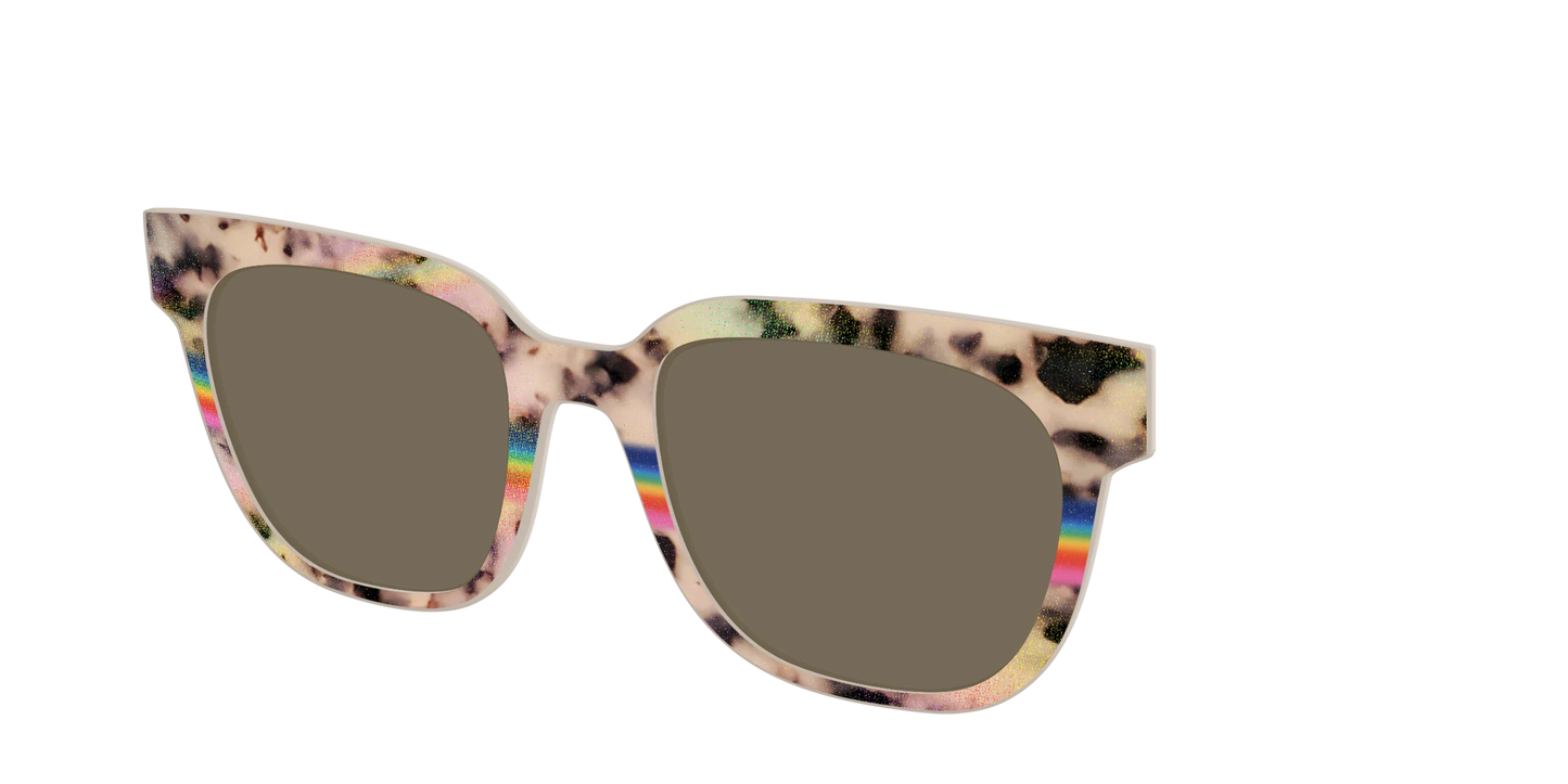 The Polarized Prism Split Tortoise Sun Top