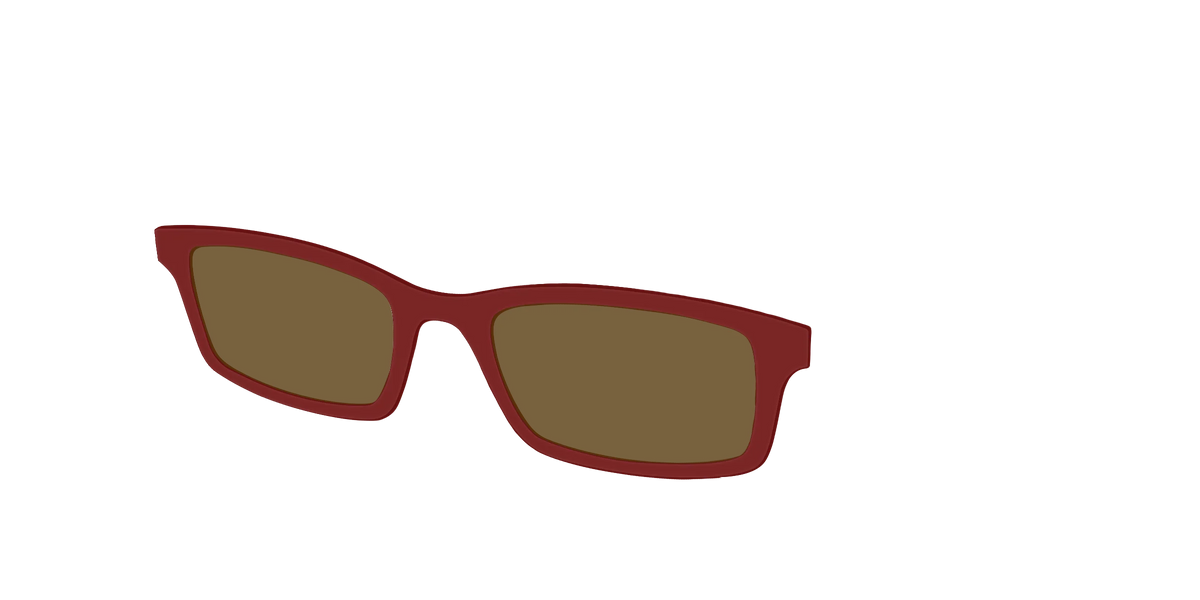 The Polarized Burgundy Sun Top