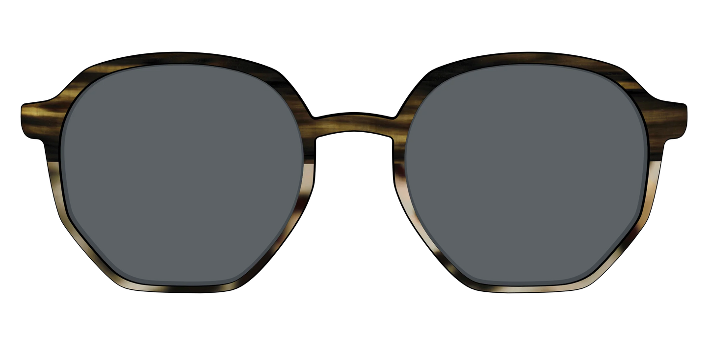The Polarized Horn Tortoise Sun Top