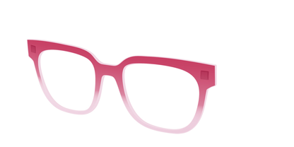 The Flamingo to Blush Gradient Crystal