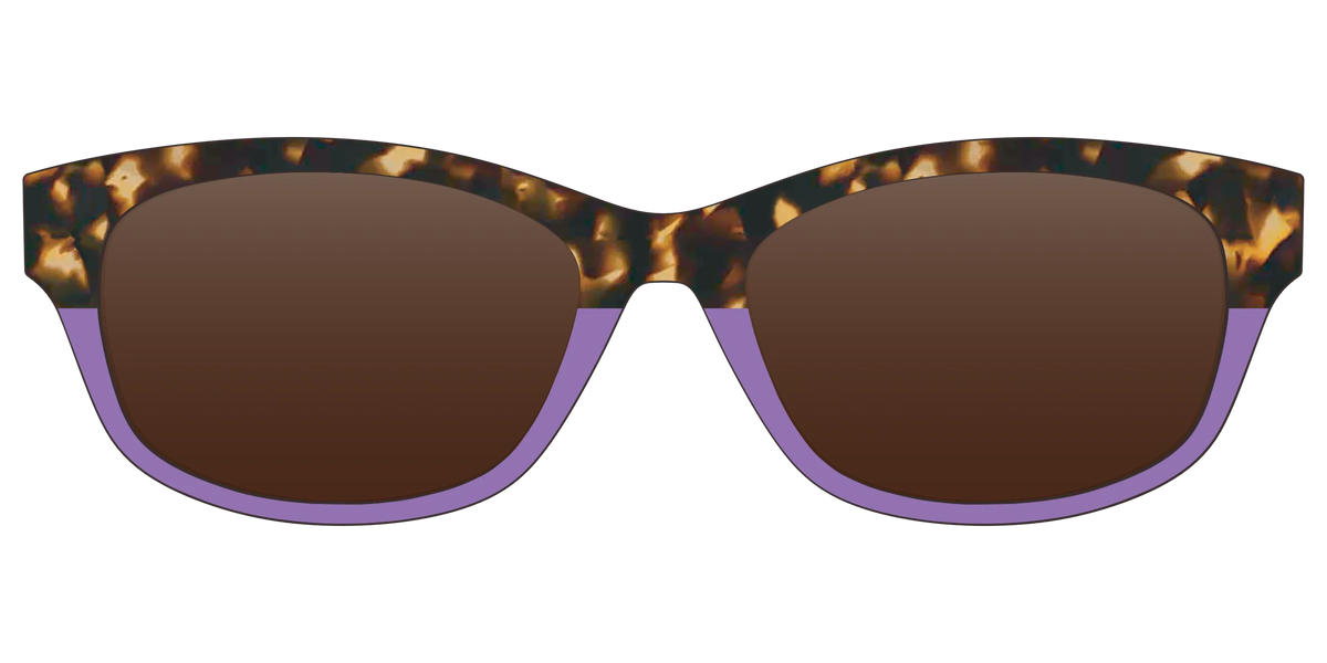 The Polarized Lavender Tortoise Split Sun Top