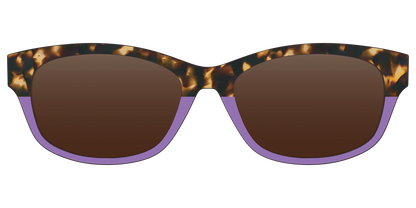 The Polarized Lavender Tortoise Split Sun Top