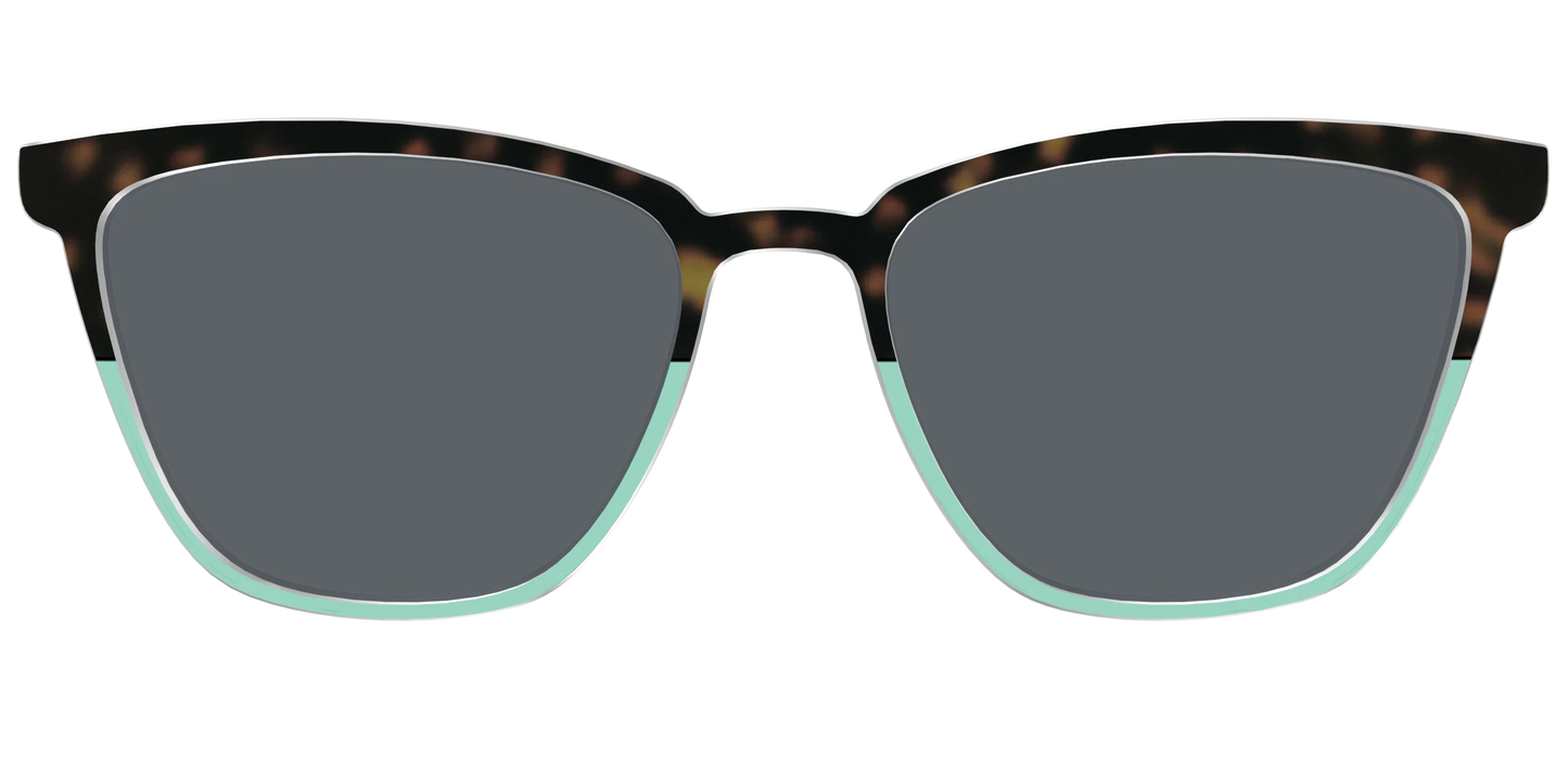 The Polarized Matcha Split Sun Top