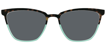 The Polarized Matcha Split Sun Top
