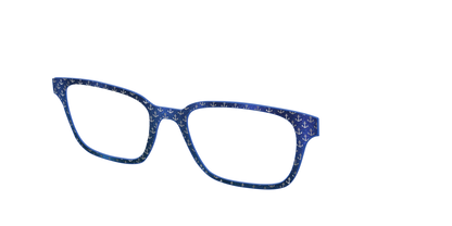The Blue Shimmer with Silver Foil Anchors