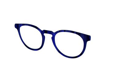 The Indigo Moire Stripes