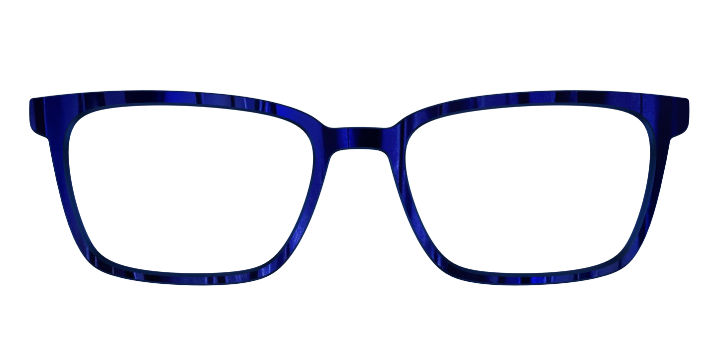 The Indigo Moire Stripes