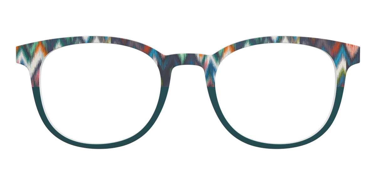 The Teal Ikat Split