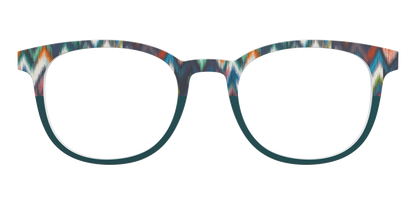 The Teal Ikat Split