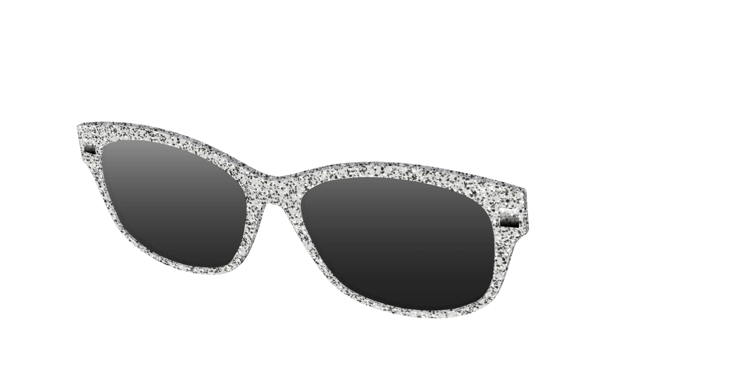 The Polarized Silver Sparkle Sun Top