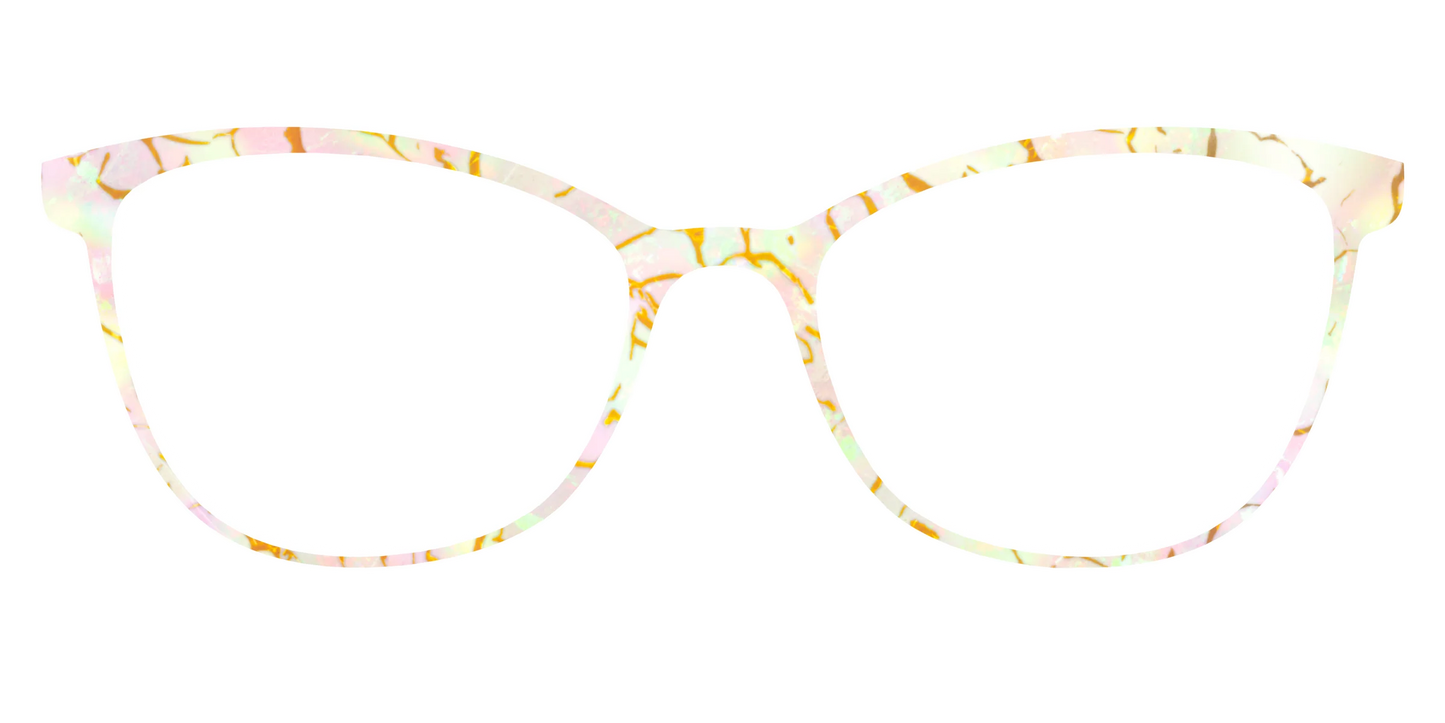 The Opalescent Pearl with Gold Streaks