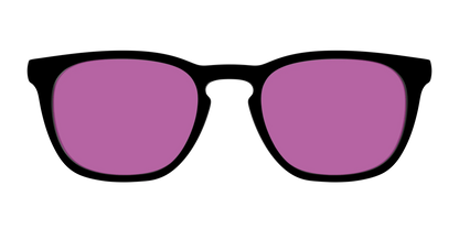 The Black with Violet Golf Lens