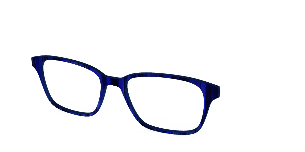 The Indigo Moire Stripes