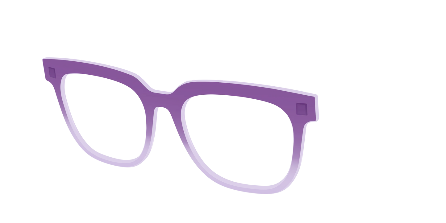 The Plum to Lilac Gradient Crystal
