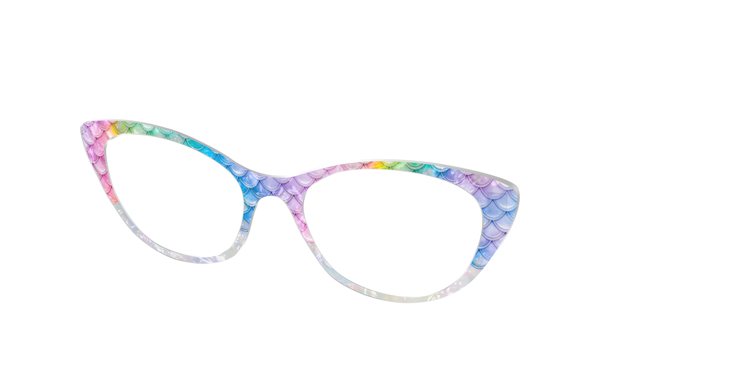 The Rainbow Pearl Scales Crystal