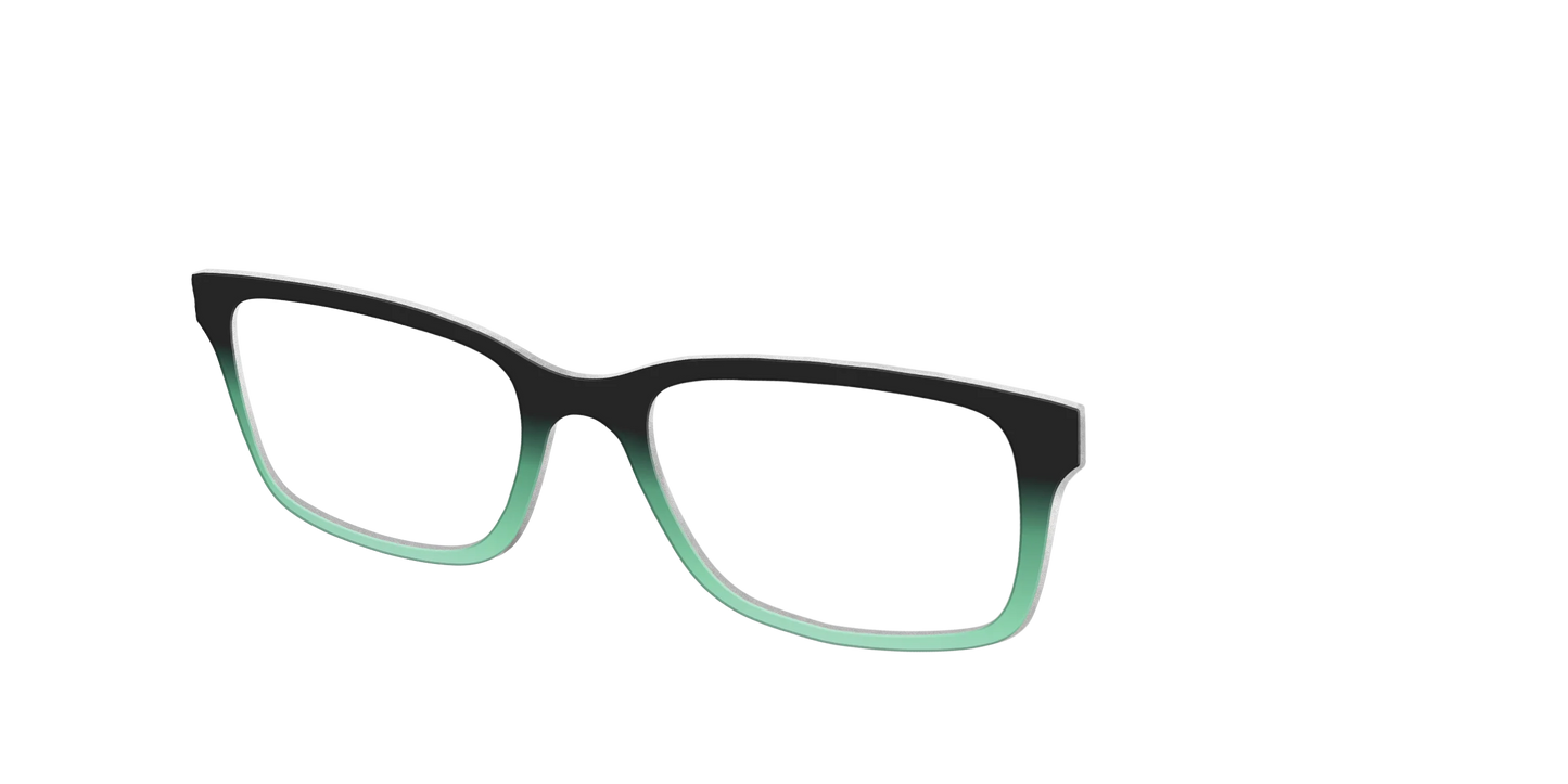 The Black to Spearmint Gradient