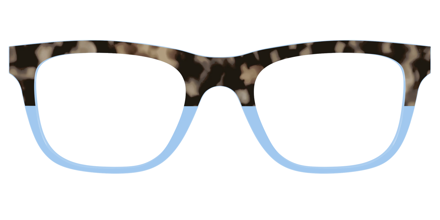 The Denim Tortoise Crystal Split