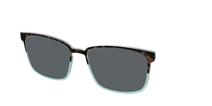The Polarized Matcha Split Sun Top