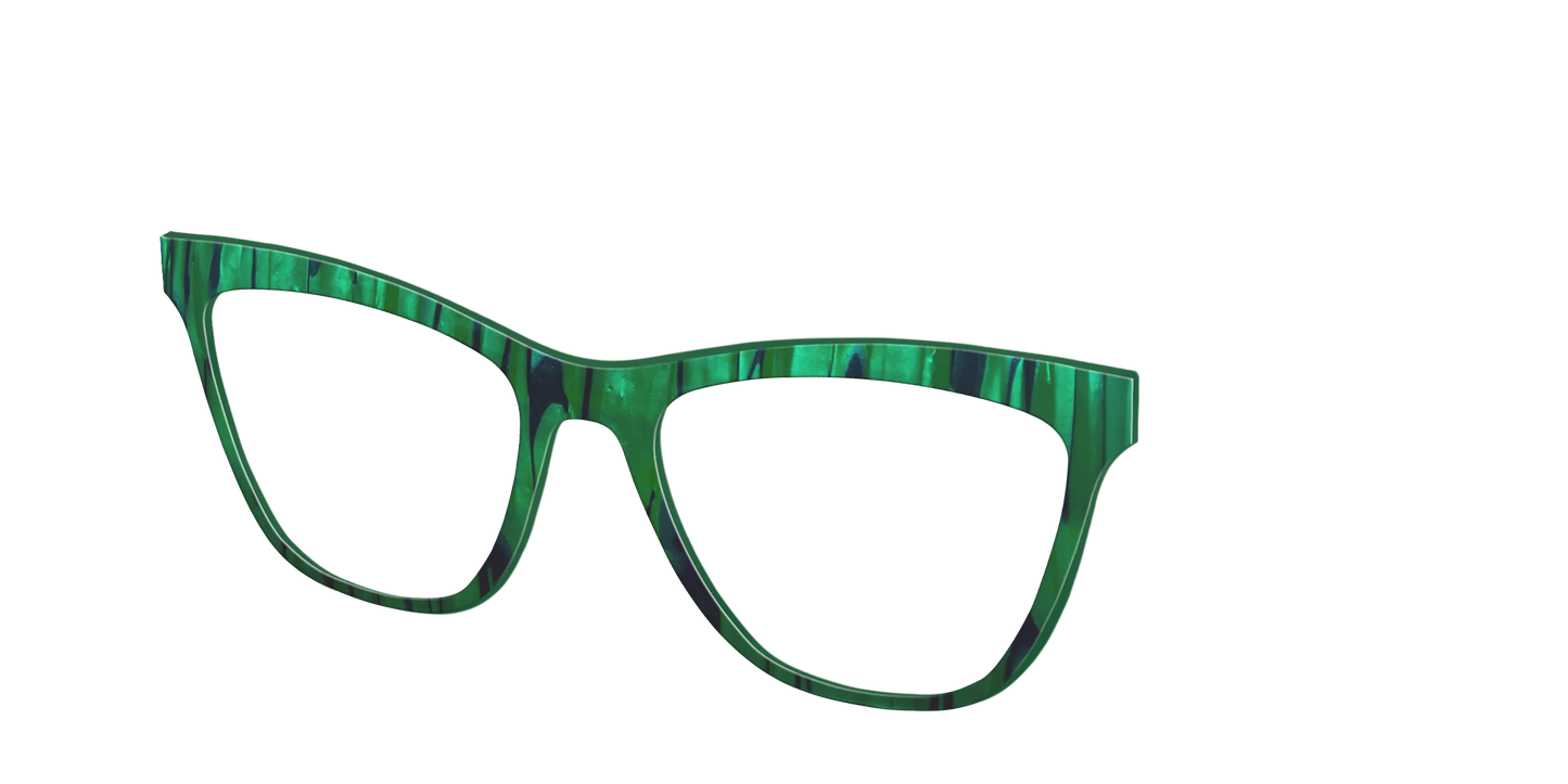 The Emerald Moire Stripes