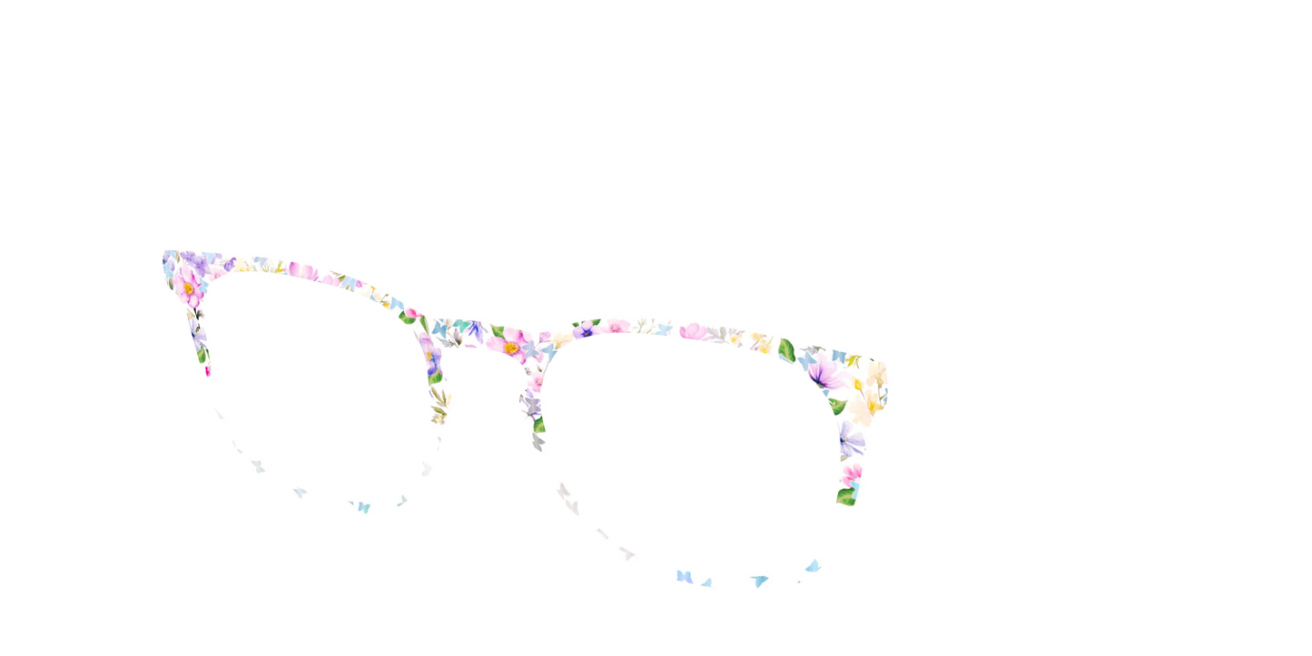 The Delicate Flower Crown with Butterfly Glitter