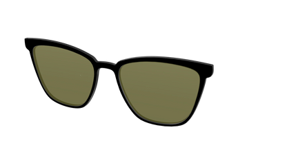 The Black with Green Racquet Sport Lens