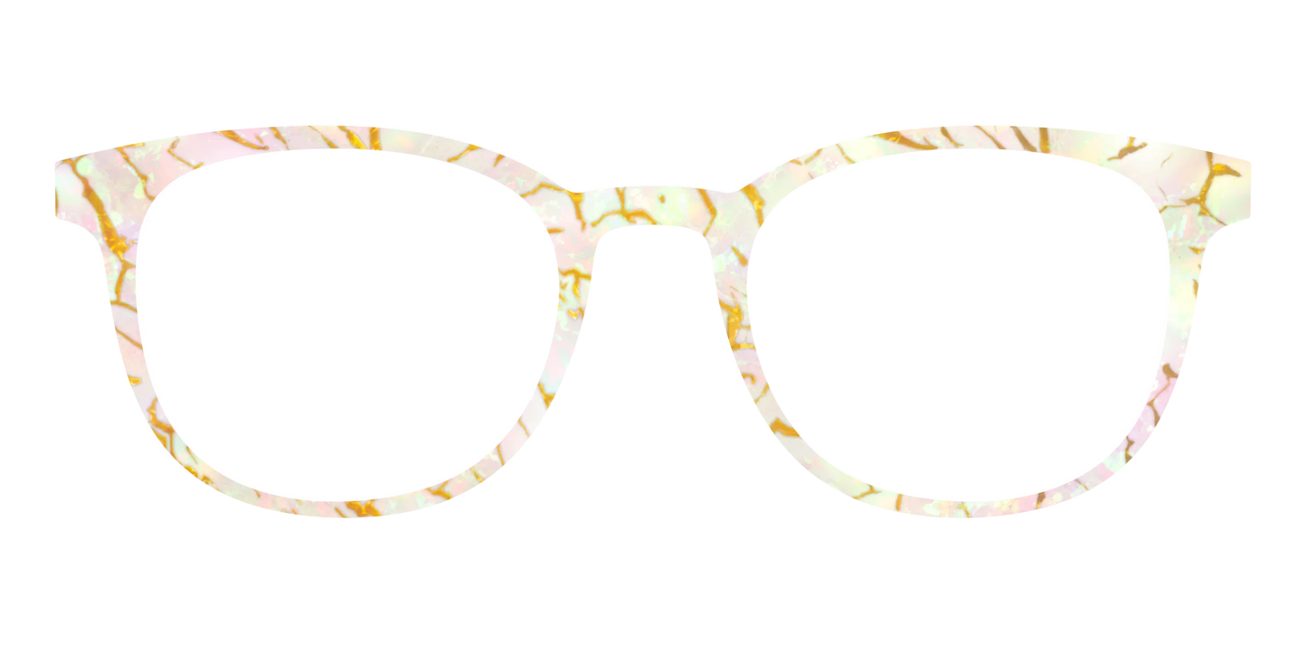 The Opalescent Pearl with Gold Streaks