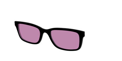 The Black with Pink Racquet Sport Lens