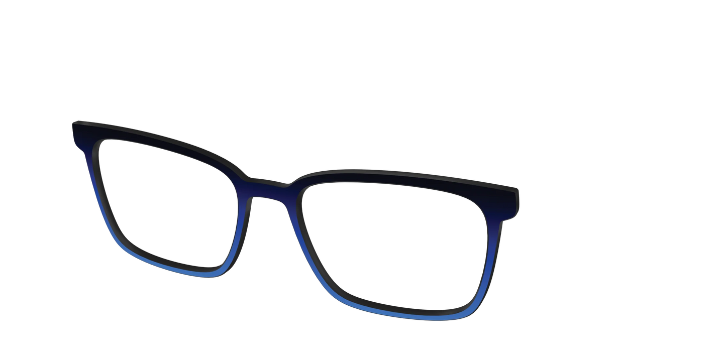 The Black to Blueberry Gradient
