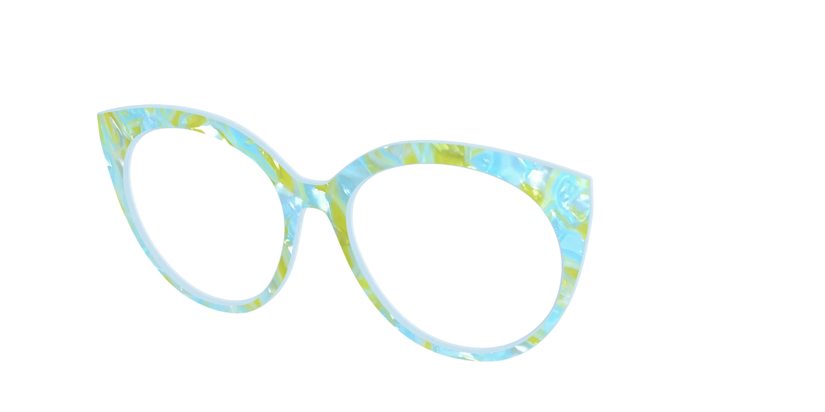 The Blue Lemonade Pearl Marble