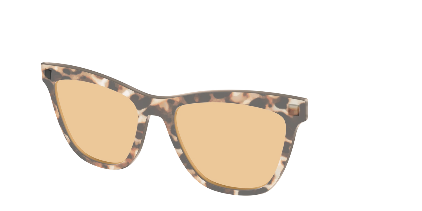 The Neutral Tort Crystal With Umber Brown Lens