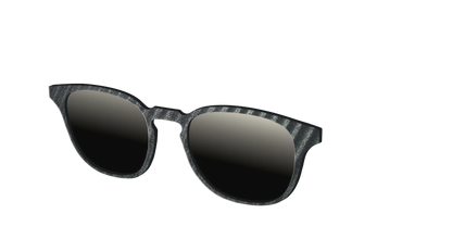 The Polarized Obsidian Stripe Sun Top