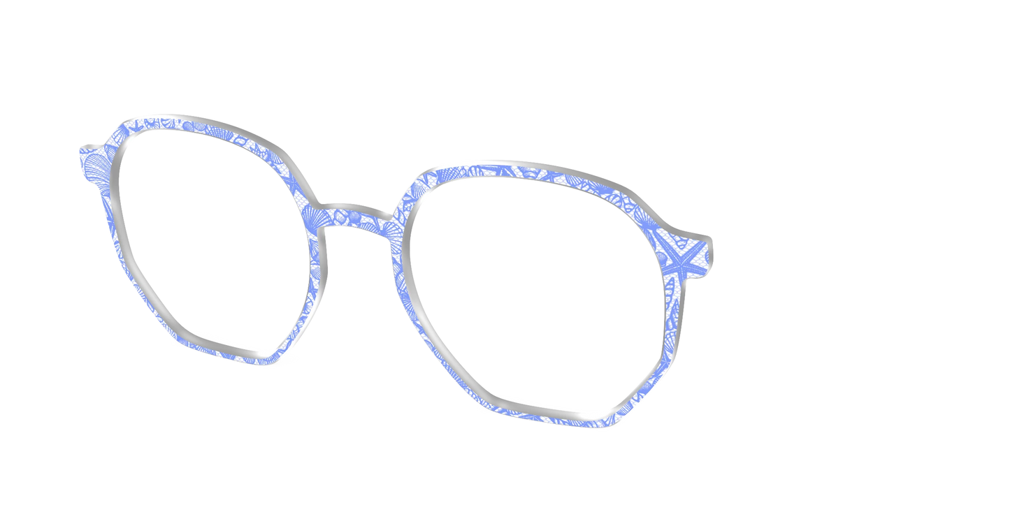 The Reef Blue Shell Lace