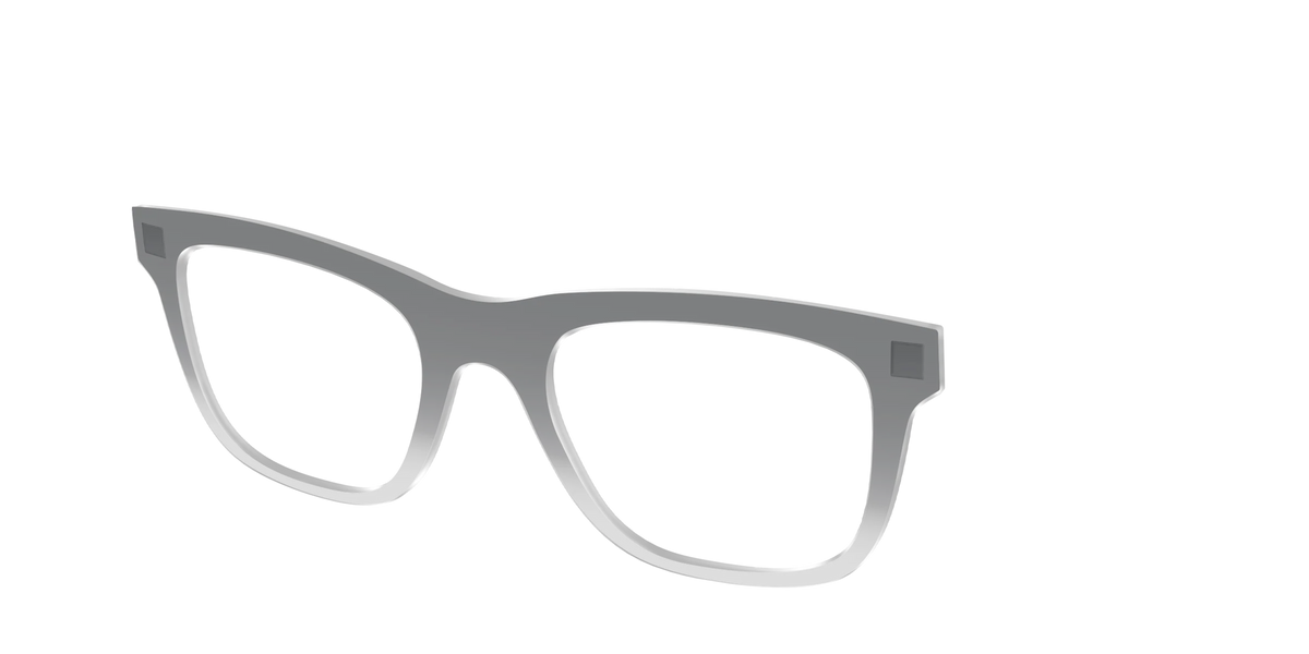 The Charcoal to Light Gray Gradient Crystal