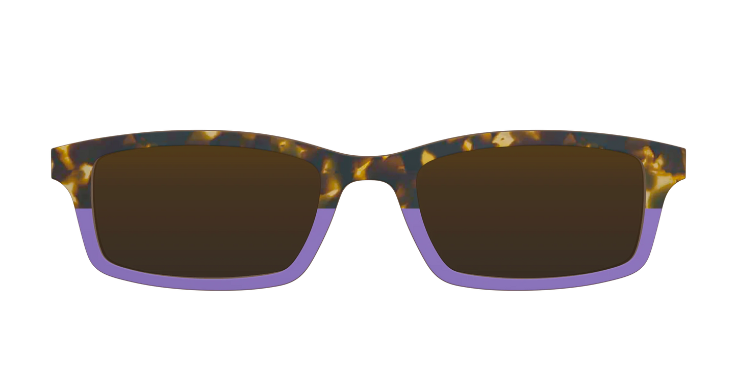 The Polarized Lavender Tortoise Split Sun Top