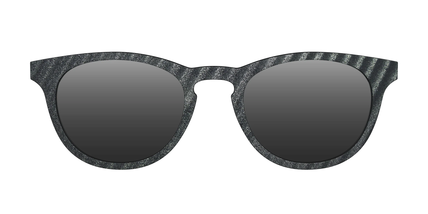 The Polarized Obsidian Stripe Sun Top