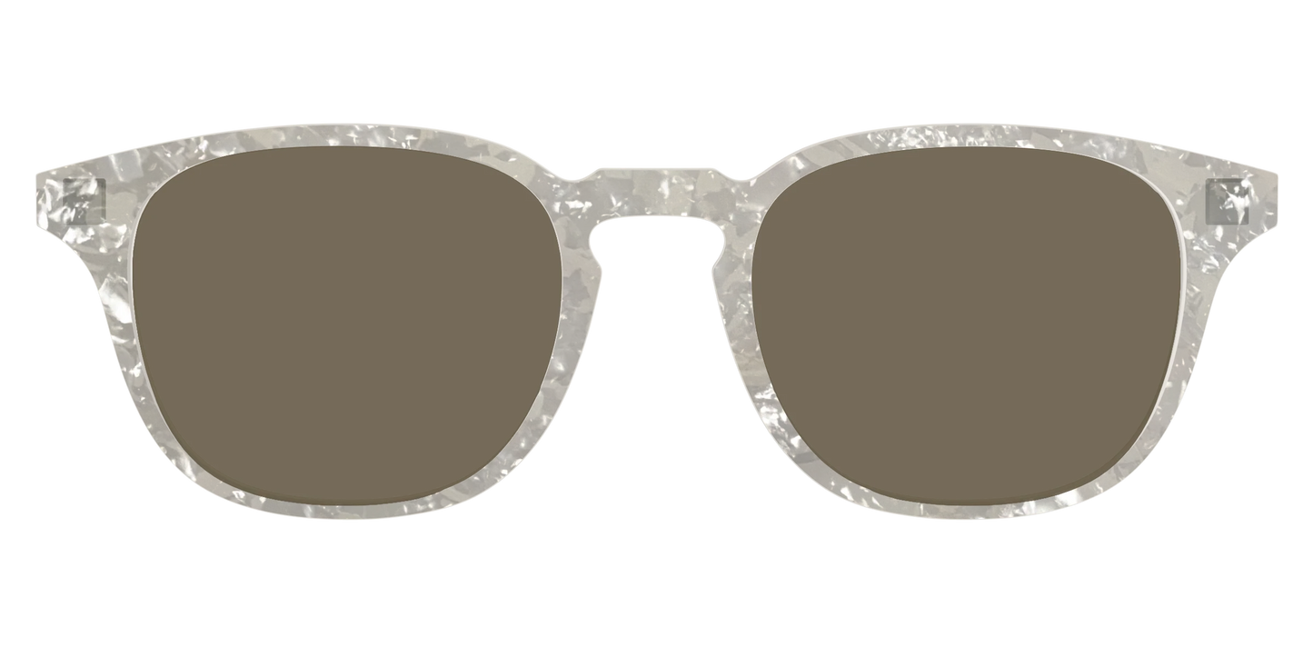 The Polarized White Quartz Pearl Sun Top