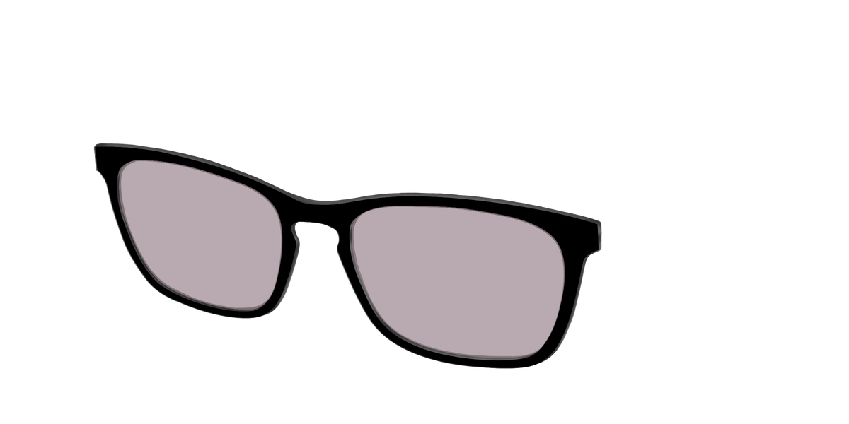 The Black with Gray Gaming Lens