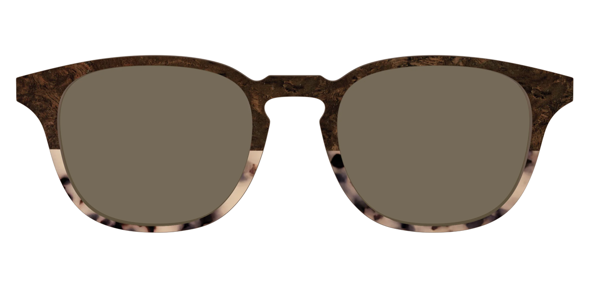 The Polarized Dark Oak Tortoise Split Sun Top