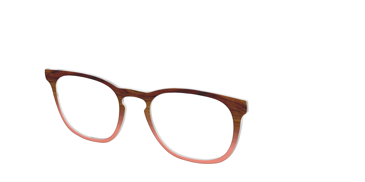 The Woodgrain to Peach Gradient