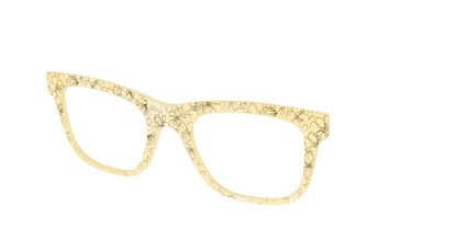 The Yellow Shimmer Petals with Gold Foil
