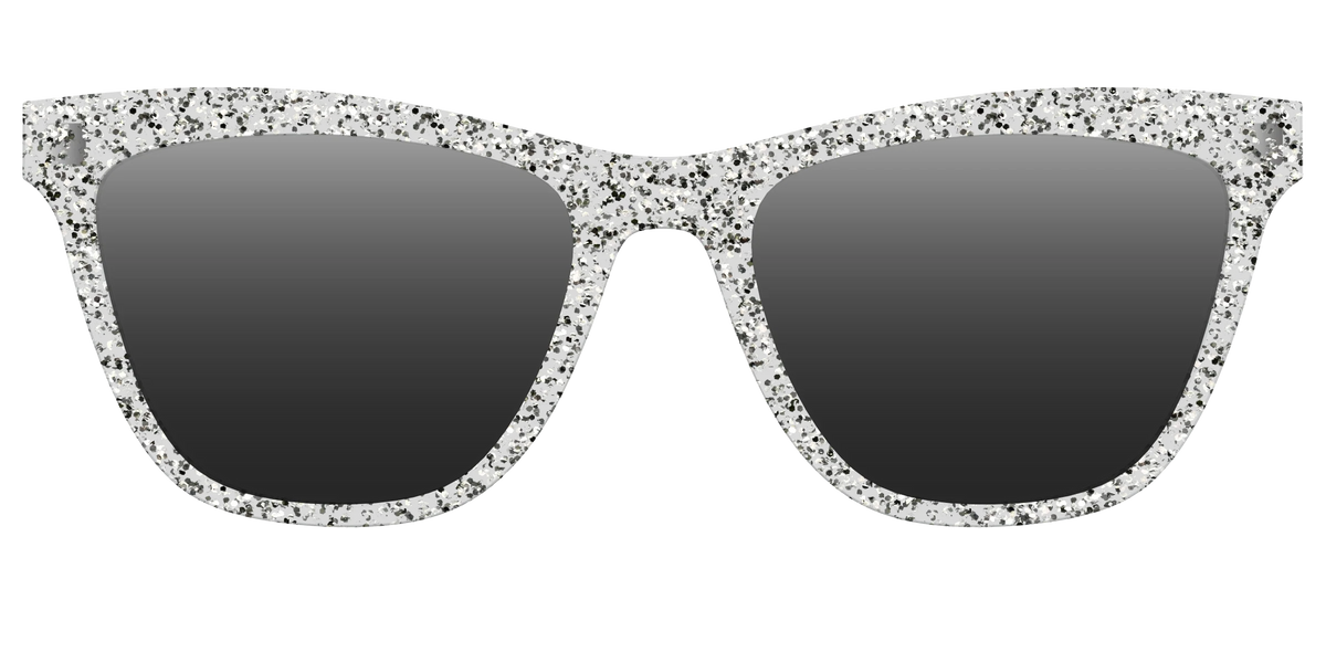 The Polarized Silver Sparkle Sun Top