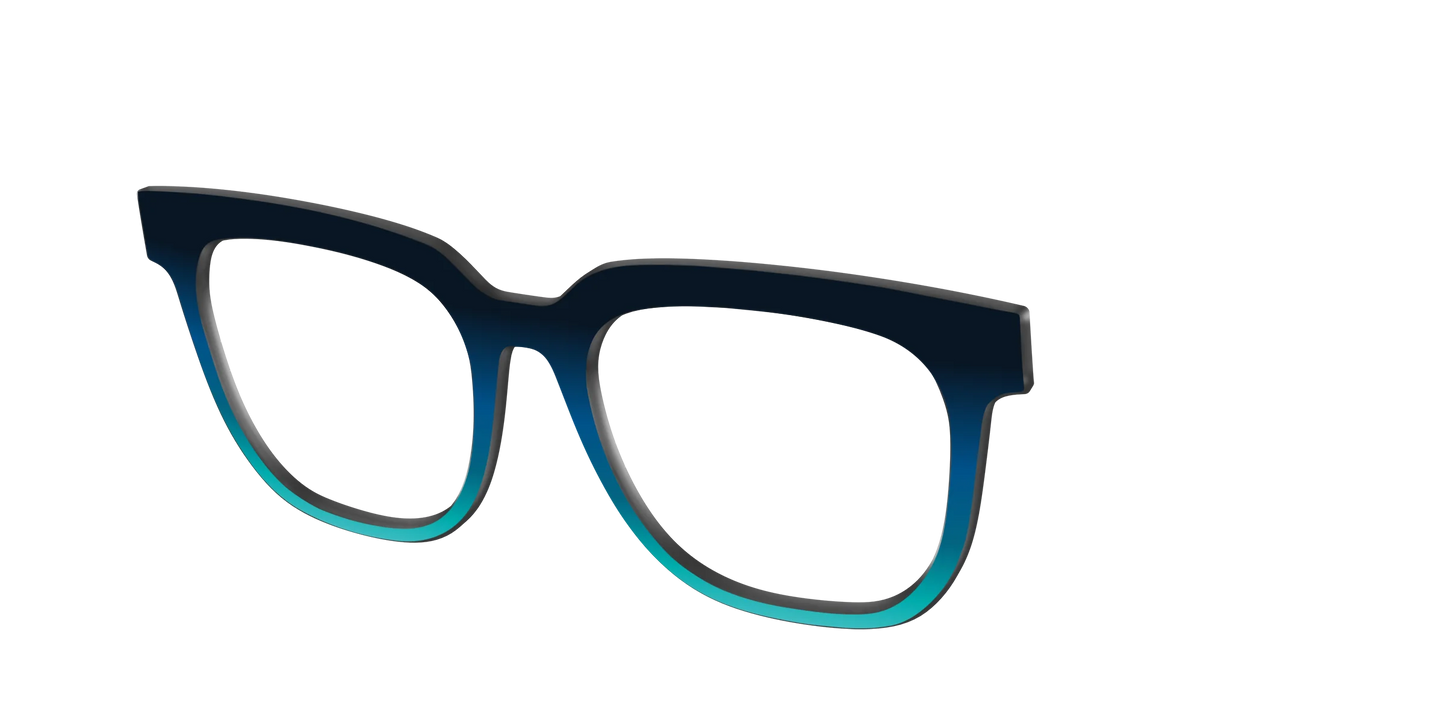The Royal Blue to Seafoam Gradient
