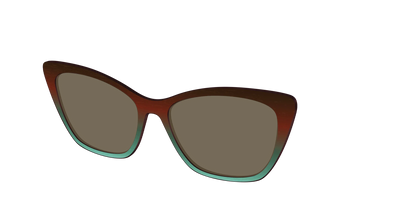 The Polarized Mahogany to Juniper Woodgrain Sun Top