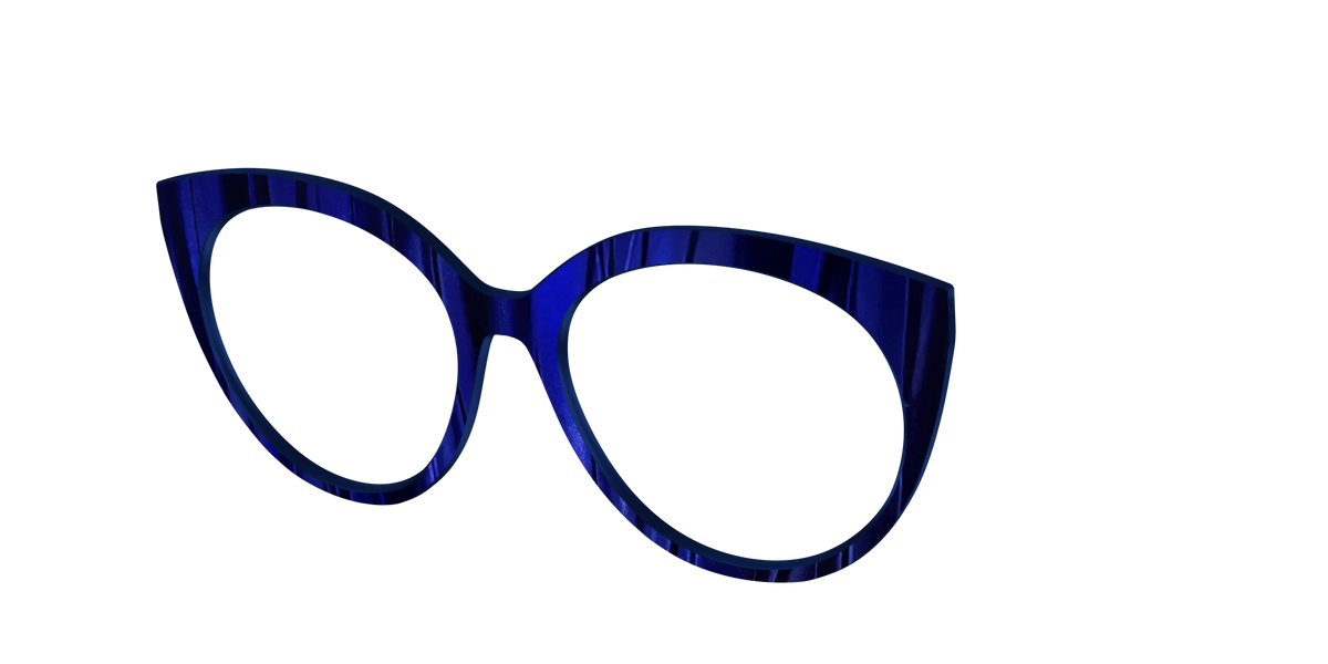 The Indigo Moire Stripes