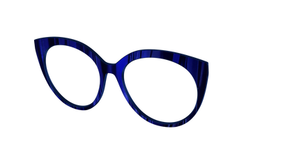 The Indigo Moire Stripes